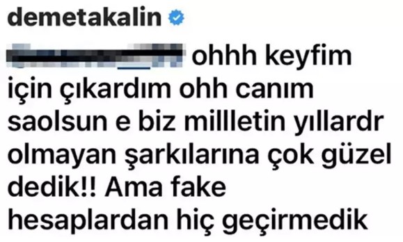 Demet Akalın'dan Işın Karaca'ya yanıt!
